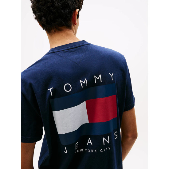 Tommy Hilfiger Ανδρική κοντομάνικη μπλούζα Back Flag Logo T-Shirt